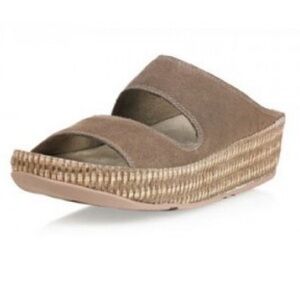 Fitflop Lolla Cougar tan Fitness sandal shoes size 8